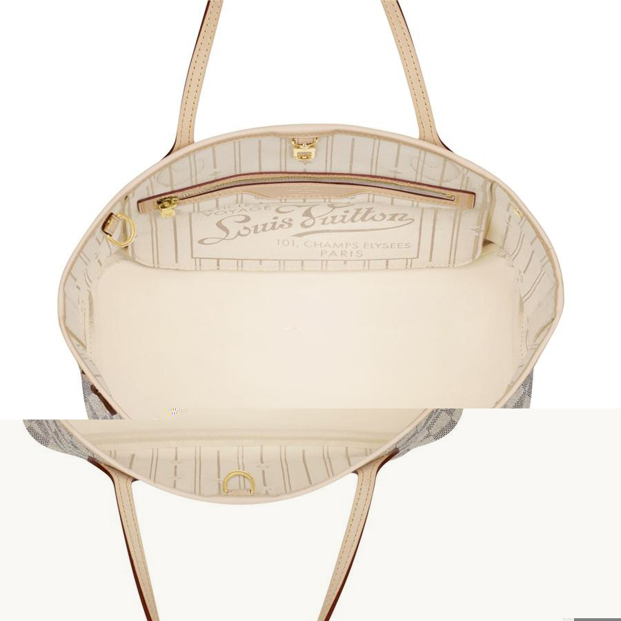 7A Replica Louis Vuitton Neverfull PM Damier Azur Canvas N51110 Handbags
